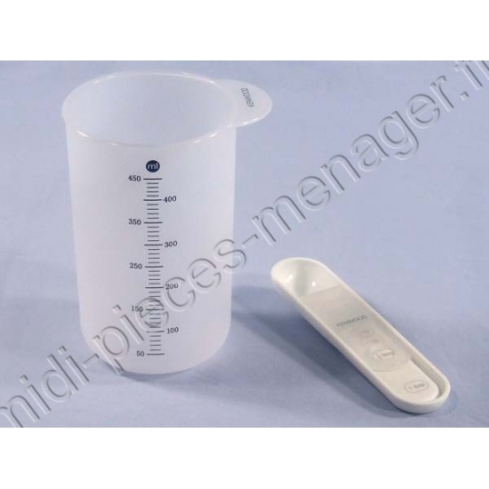 verre et cuillere mesureur machine a pain kenwood KW712247