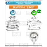 couvercle blanc soup & co LM9 moulinex MS-0a08440 couvercle blanc soup & co LM9 moulinex MS-0a08440