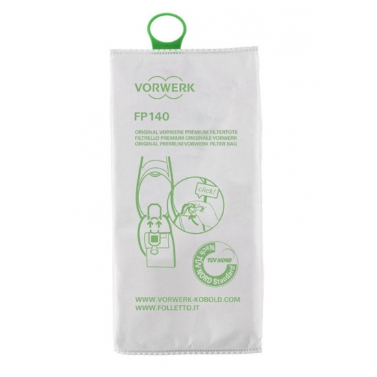 kit de 6 sacs filtres premium aspirateur kobold VK140 VK150 vorwerk 3502