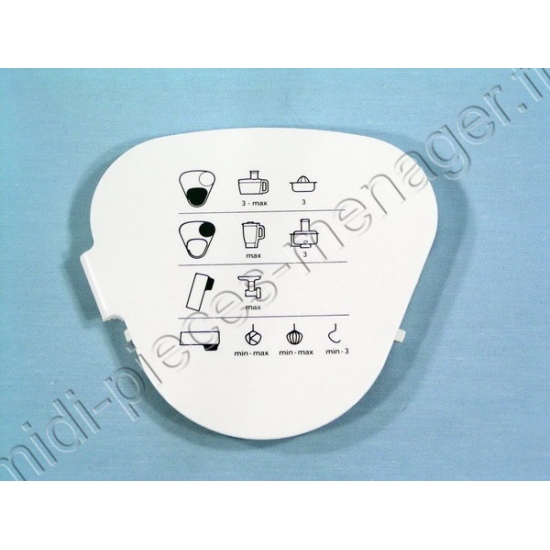 couvercle blanc sortie vitesse moyenne kenwood prospero KW706501