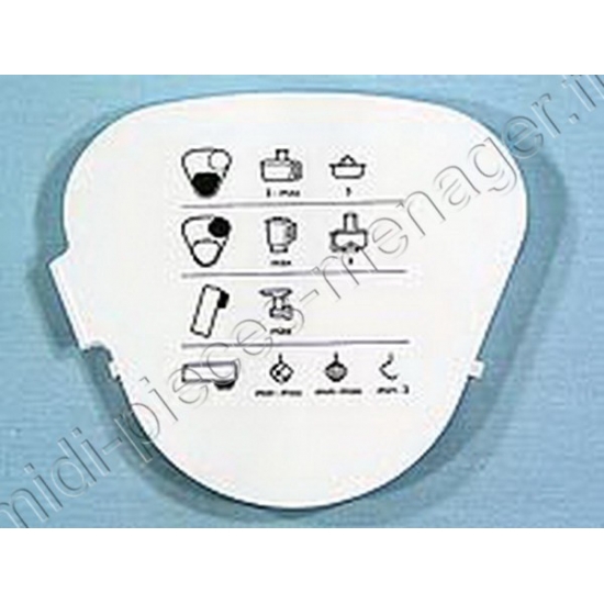 couvercle argente sortie vitesse moyenne kenwood prospero KW707414