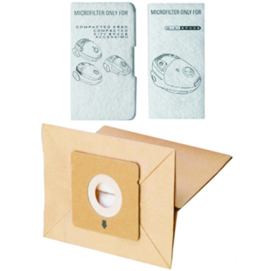 sacs X6 + 2 microfiltres aspirateur ZR003901