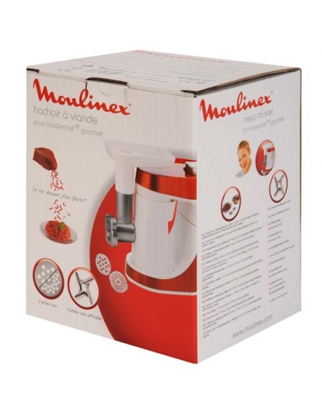 accessoires hachoir a viande blanc pour robot masterchef gourmet moulinex XF6311B1