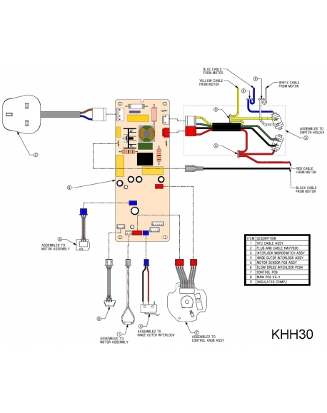 contacteur securite robot multione KHH3 kenwood KW715960