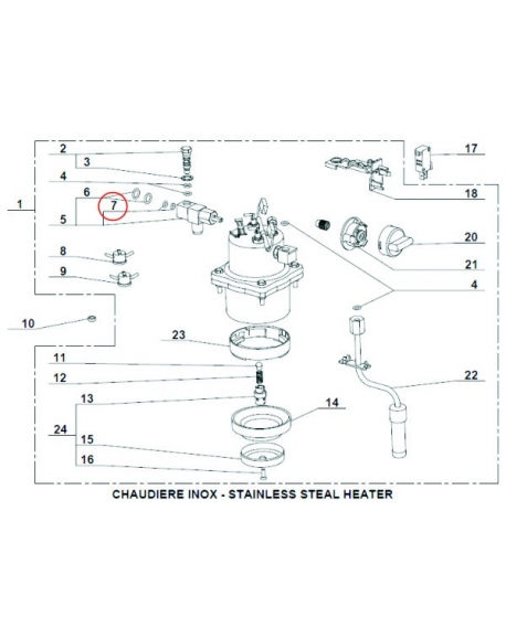 joint torique 5.28X1.78 cafetiere magimix 503771