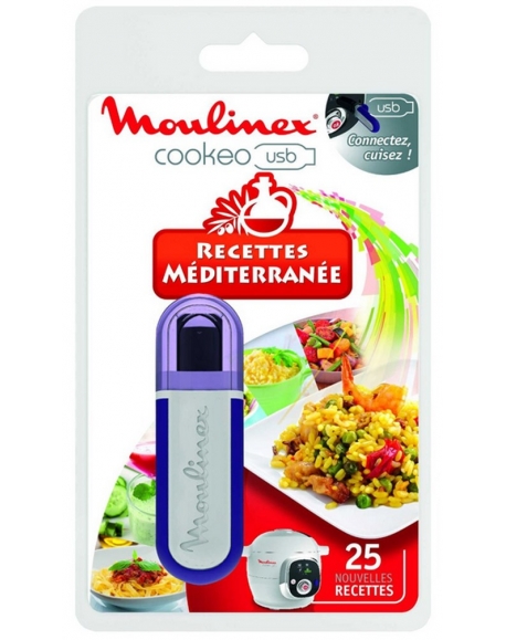 cle USB 25 recettes mediterranee cuiseur cookeo moulinex XA600011