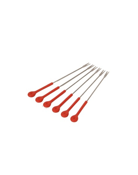 fourchettes a fondue rouges x6 accessimo moulinex TS-01038470