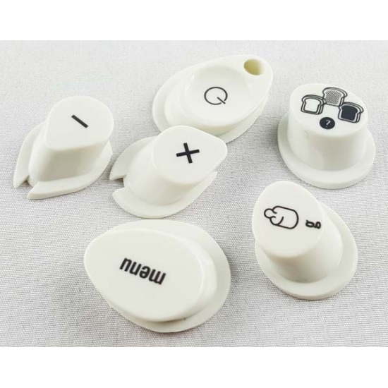 Lot De 4 Patins Pour Machine à Pain Moulinex - Compatible Home Bread Baguette, Fast & Delicious, UNO Et Autres Modèles
