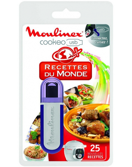 cle USB 25 recettes du Monde cuiseur cookeo moulinex XA600111