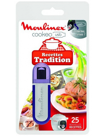 cle USB 25 recettes Tradition cuiseur cookeo moulinex XA600211