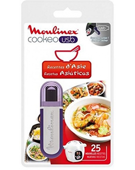 cle USB 25 recettes Asie cuiseur cookeo moulinex XA600311
