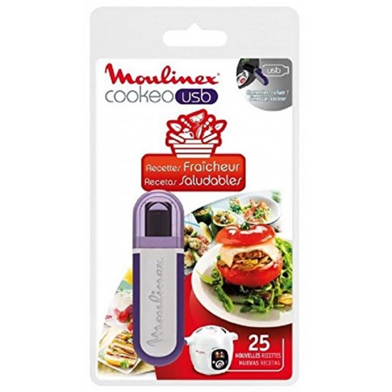 cle USB 25 recettes Fraicheur cuiseur cookeo moulinex XA600511