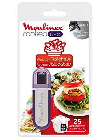 cle USB 25 recettes Fraicheur cuiseur cookeo moulinex XA600511
