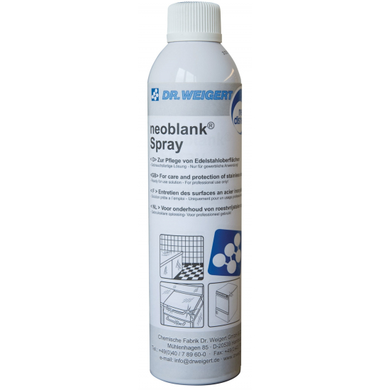 spray entretien surfaces en acier inoxydable Neoblank 400ml bosch siemens 00468559