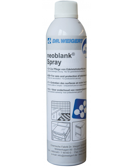 spray entretien surfaces en acier inoxydable Neoblank 400ml bosch siemens 00468559