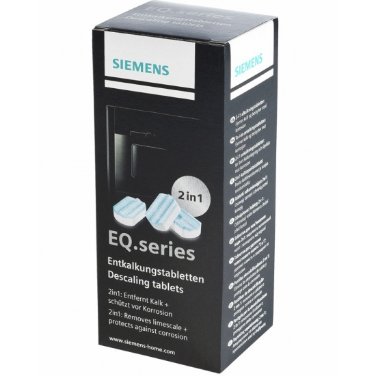 boite de 3 pastilles detartrantes 2 en 1 cafetieres automatiques EQ bosch siemens 00576693