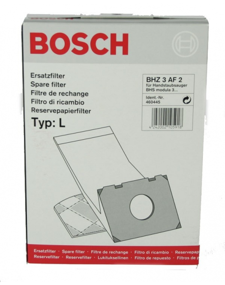 sacs aspirateur type L bosch siemens 00460445