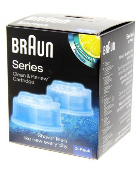 pack de 2 recharges de liquide nettoyant rasoirs series 7/5/3 braun 81536837