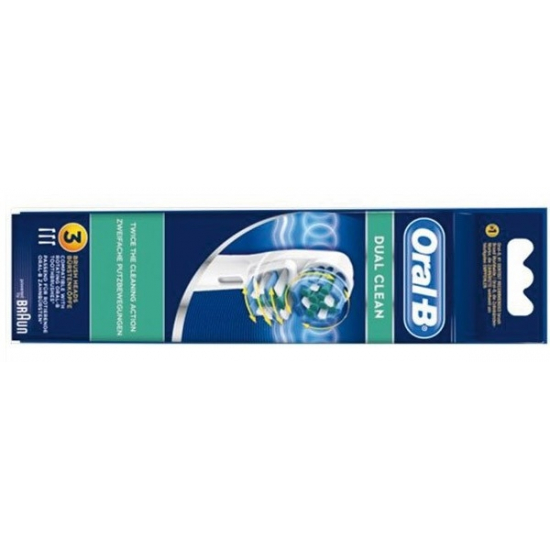 kit de 3 brossettes Dual Clean EB417-3 Oral-B braun 64711702