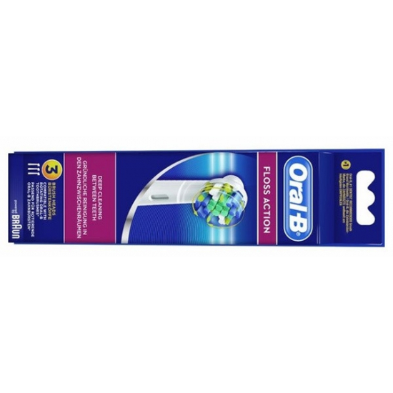 kit de 3 brossettes Floss Action EB25 Oral-B braun 64708766