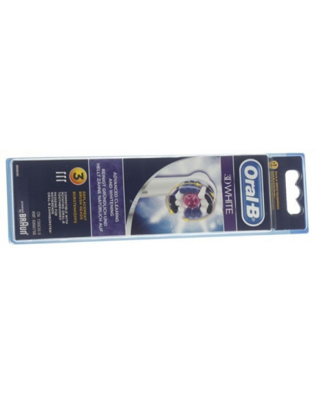 kit de 3 brossettes 3D White EB18-3 Oral-B braun 64708760 80286447