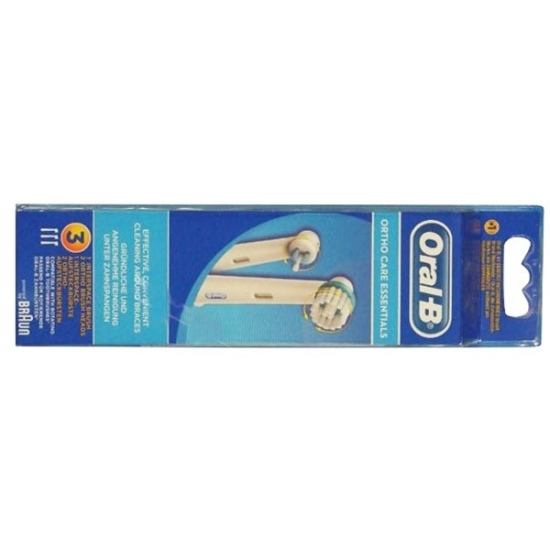 kit de 3 brossettes orthodontique ORTHO CARE ESSENTIALS OD17 Oral-B braun 64711704