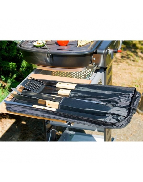 Set d´ustensiles 5 pièces + sacoche barbecue CAMPINGAZ 205829