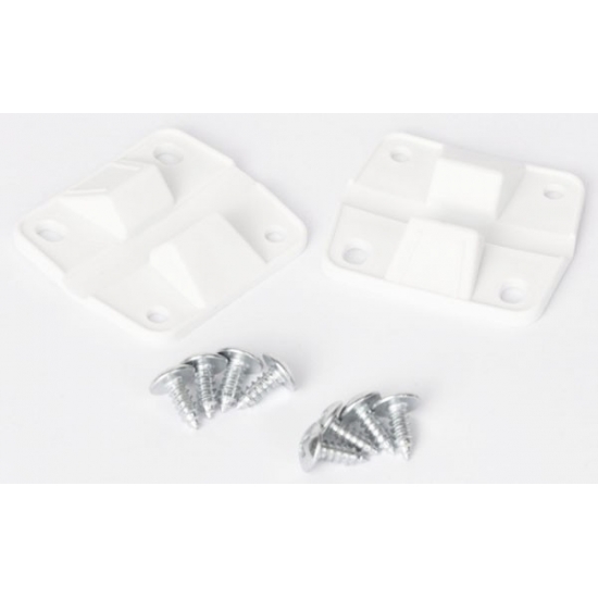 kit de 2 CHARNIERES PLASTIQUE BLANCHES GLACIERES RIGIDES SUPER EXTREME WHEELED campingaz 75408