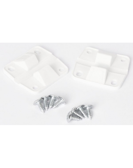 kit de 2 CHARNIERES PLASTIQUE BLANCHES GLACIERES RIGIDES SUPER EXTREME WHEELED campingaz 75408