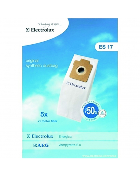 ES17 sacs et Filtre pour Aspirateur Energica electrolux 9002563394
