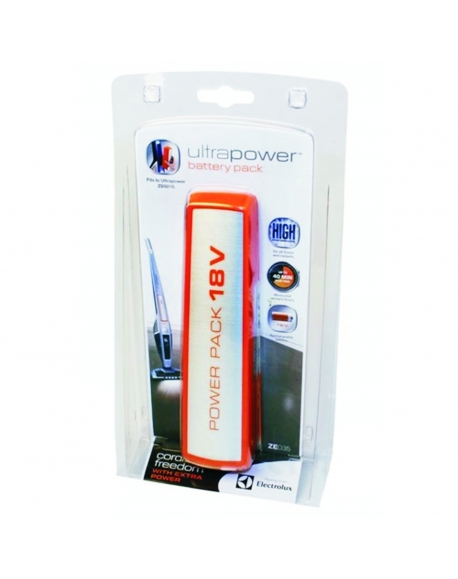 ZE035 Batterie de Rechange 18 V pour Aspirateur UltraPower electrolux 9001669481