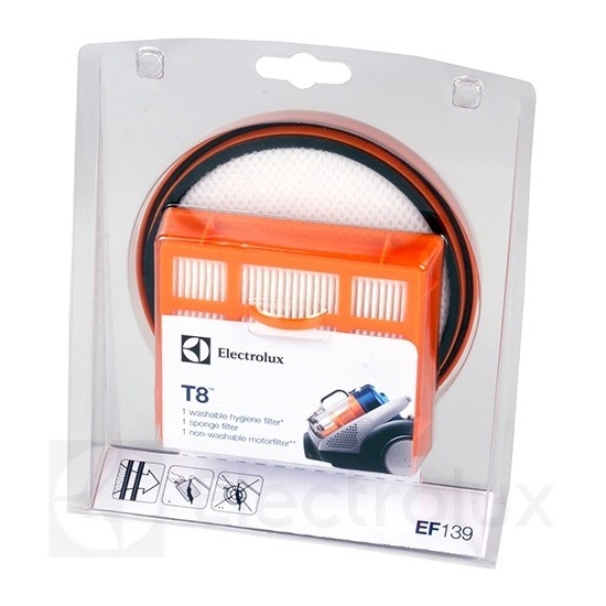 EF139 Filtres de rechange pour aspirateur T8 electrolux 9001670992