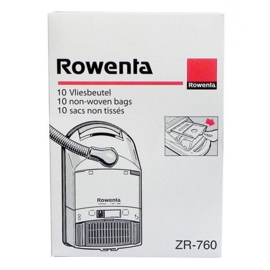 lot de 10 sacs aspirateur rowenta ZR760