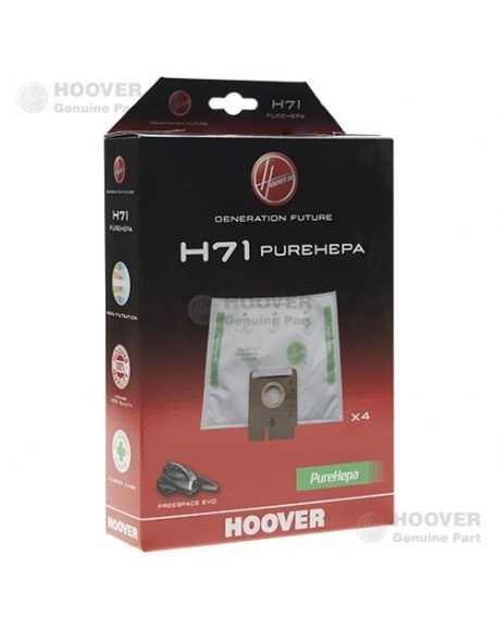 sacs microfibre pure epa H71 aspirateur HOOVER - 35601069