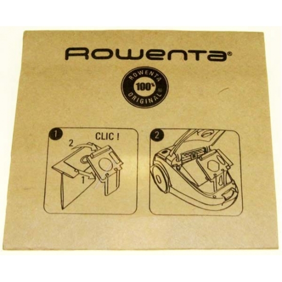 sac papier (à l'unité) aspirateur power space rowenta RS-RT9976