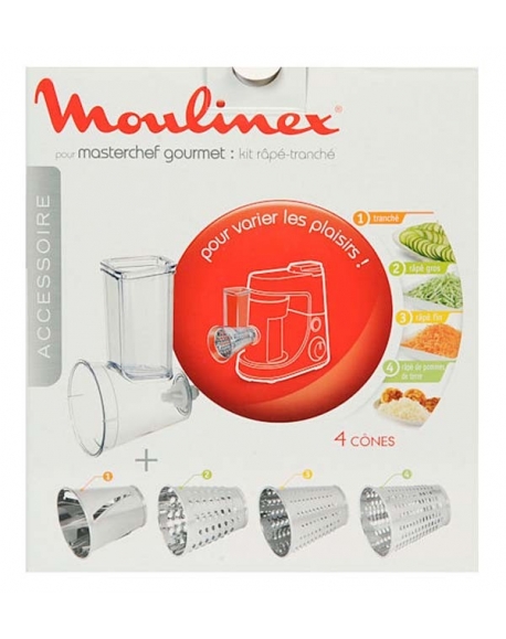 rapeur eminceur pour robot masterchef gourmet moulinex XF6320B1