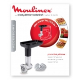 accessoire hachoir a viande noir robot masterchef gourmet moulinex XF631BB1 accessoire hachoir a viande noir robot masterchef gourmet moulinex XF631BB1