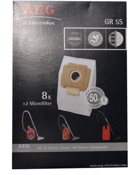 kit 8 sacs + 2 microfibre aspirateur AEG ELECTROLUX   9002565407