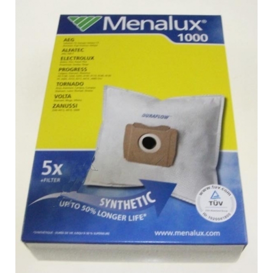 kit 5 sac + 1 microfibre aspirateur GR.28 AEG 4415 4416 ZANUSSI 9001961326
