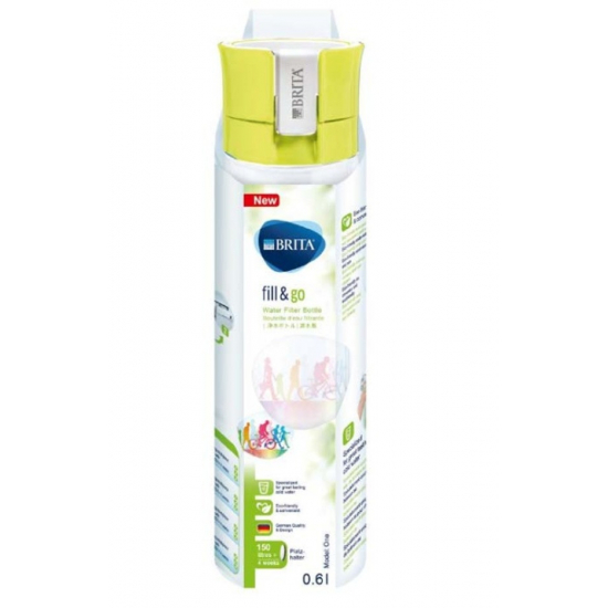 filtre bouteille fill et go vital citron brita  1016335