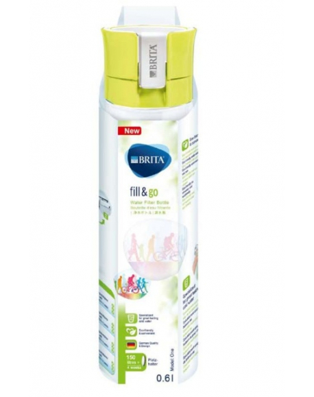 filtre bouteille fill et go vital citron brita  1016335