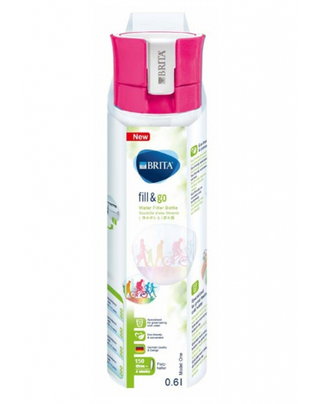 filtre bouteille fill et go vital rose brita 1016333