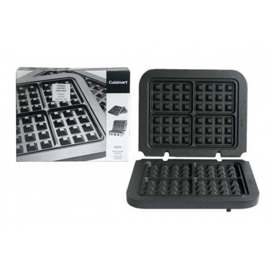 kit de 2 plaques gaufres pour gaufrier GR4E cuisinart GR020E