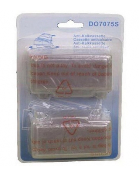 kit 2 cassettes ANTI-CALCAIRE DO7075S fer a repasser DOMO  DO7075S