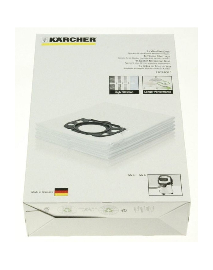 Sacs 2.863-006.0 KARCHER MV5, MV5PREMIUM, WD4, WD5, WD5.2, WD5.200