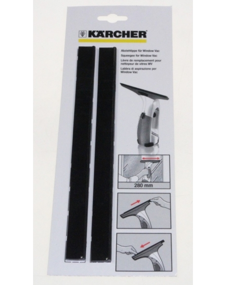 LÈVRE CAOUTCHOUC DE RECHANGE nettoyeur a vitres Karcher 26330050