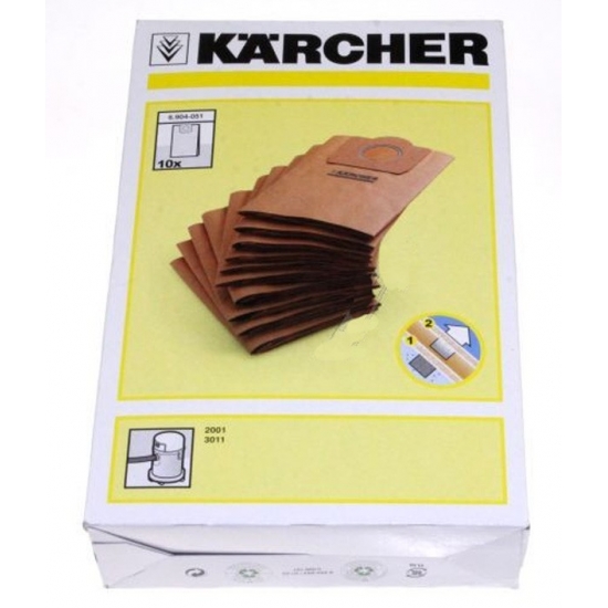 kit de 10 sacs aspirateur A2001 Karcher 69040510
