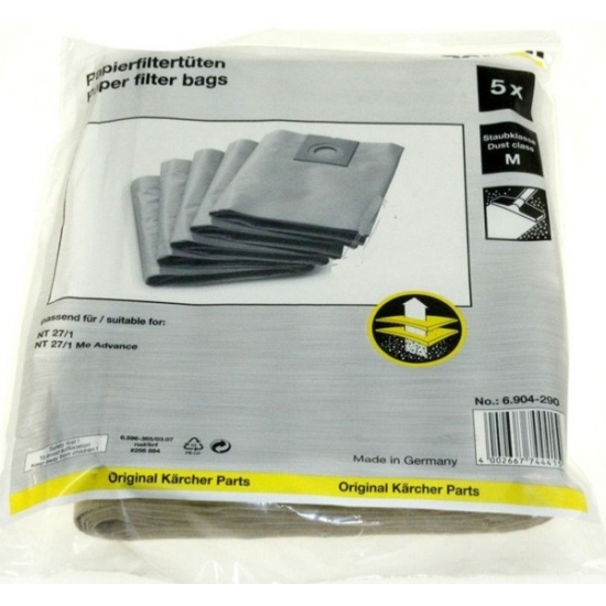 kit 5 sacs aspirateur NT27A Karcher 69042900