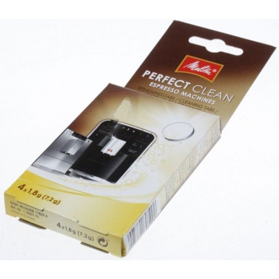 pastilles de nettoyage 4x1.8g Perfect Clean cafetiere Melitta 6747183
