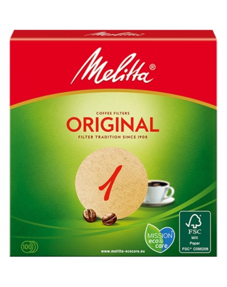 kit de 100 filtres a cafe papier rond n°1 cafetiere Melitta 6629281